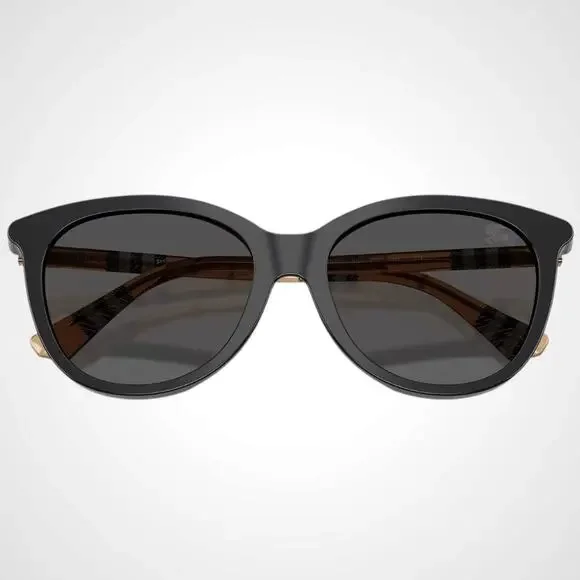 New Burberry Sunglasses Black Front Round Pantos Frame  display picture 1